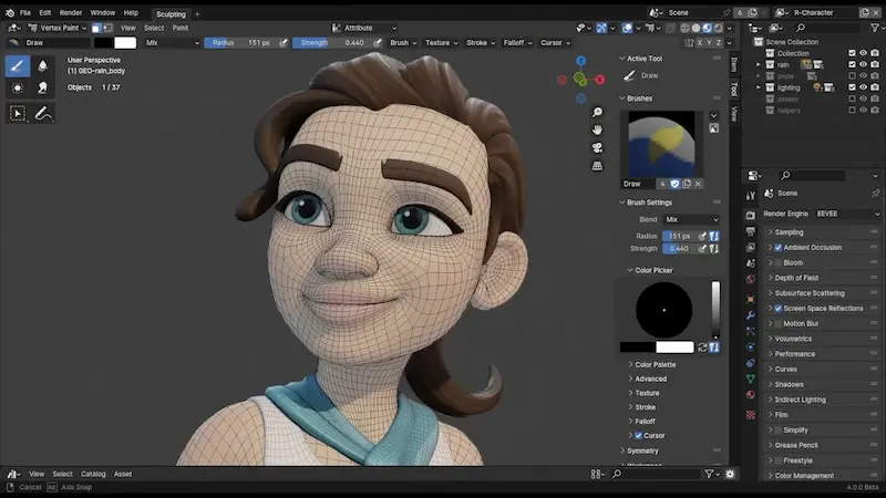 blender – free, open-source, and highly versatile