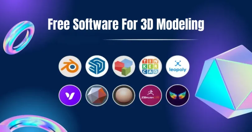 free software for 3d modeling