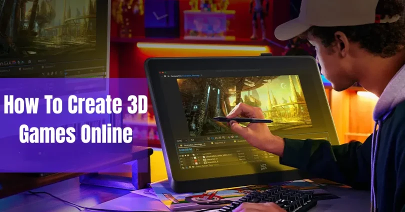 how to create 3d games online