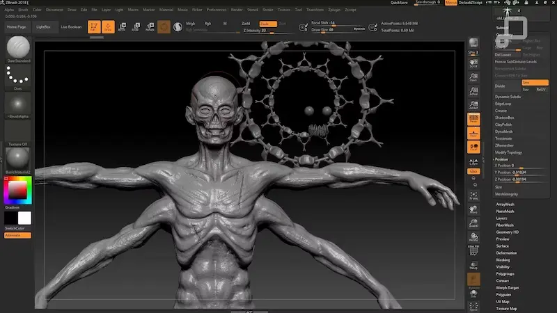zbrush – sculpting mastery